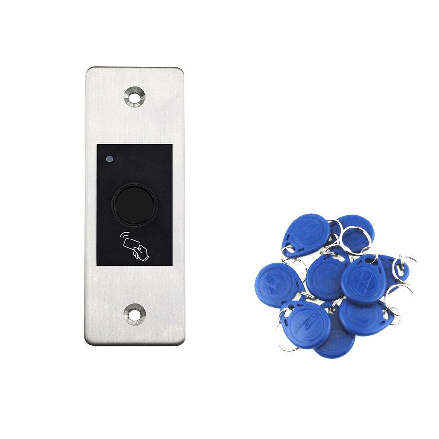 Outdoor Standalone Metal Door Lock Biometric Fingerprint Access Control Scanner RFID 125KHZ Embedded Reader 3000user: F99 Y 10tags