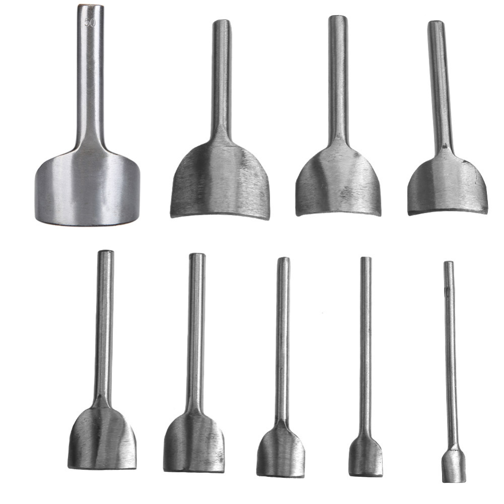 10-50mm Leather Craft Half-Ronde Cutter Punch DIY Riem Portemonnee Riem Trimmen Tool Metal Leathercraft Gereedschap stoten Voor Leer
