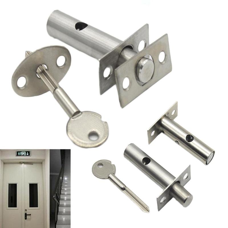 1 jeu de boulons de porte, serrure à verrou, clé étoile de sécurité, matériel de rechange pour la maison, outil de clé de porte solide