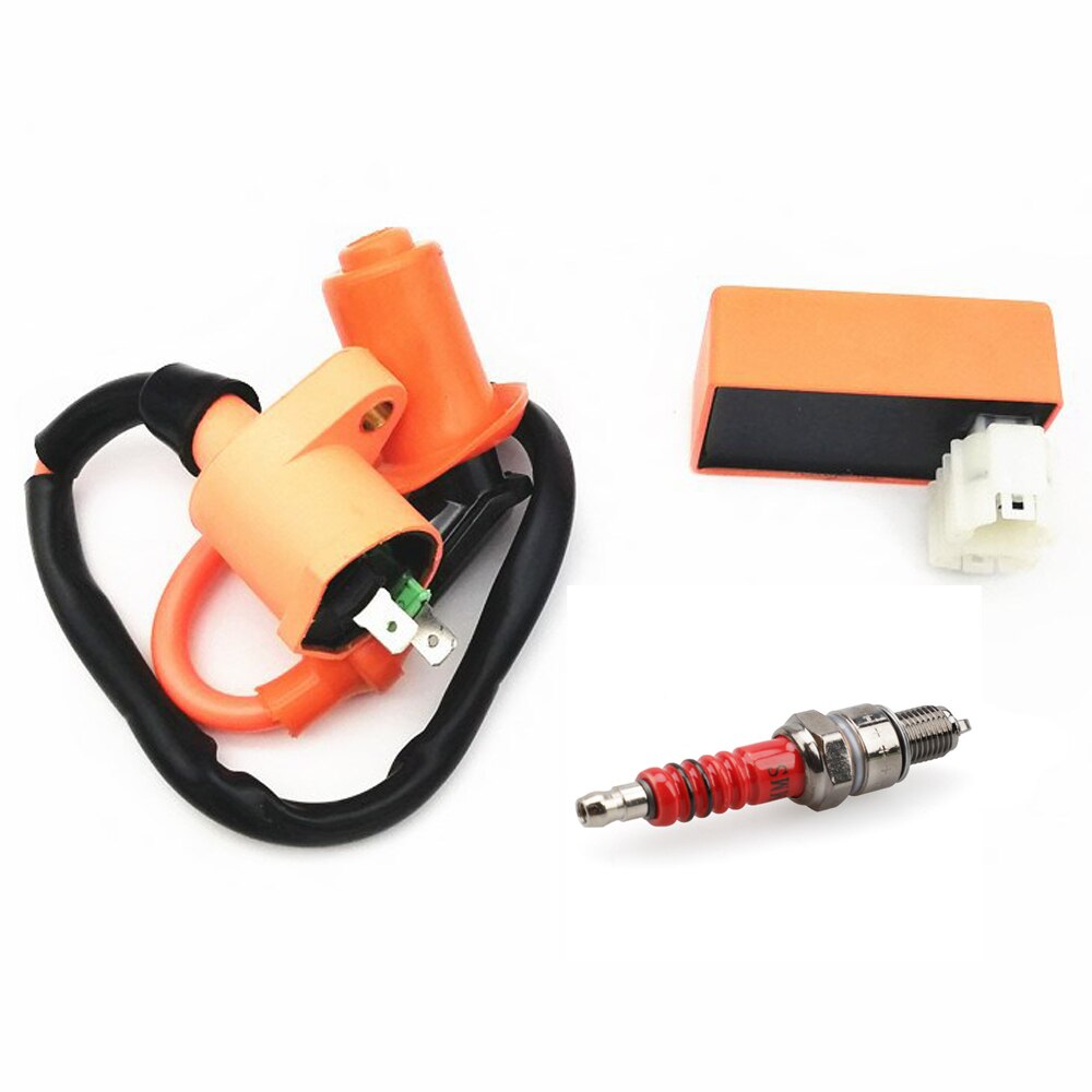 High Performance Digital Ignition System Kit With CDI Unit Box Coil Plug for Scooter ATV GY6 125 GY6150 50cc 100cc 125cc Motos