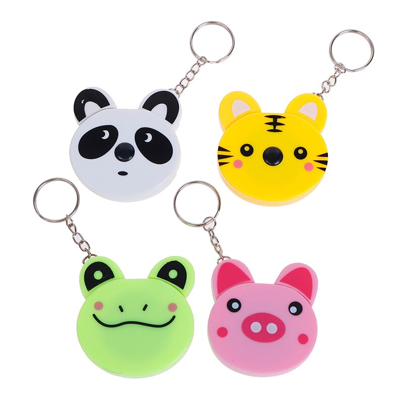 1 Meter Long Animals Roll Automatic Stretch Ruler Stationery Sewing Measure Ruler