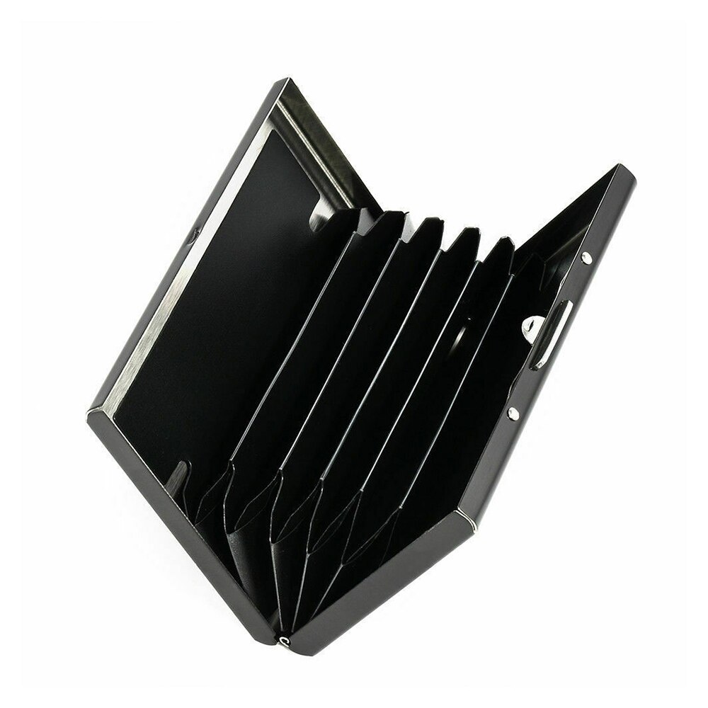 1 PC Stainless Steel Credit Card Holder Slim Blocking Wallet Case Business Card Protection Holder Case