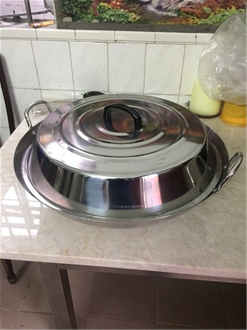 0.5mm tykke låg i rustfrit stål låg, olie fedt filter hjælper størrelse wok hætte universal køkken køkkengrej tilbehør pot dæksel