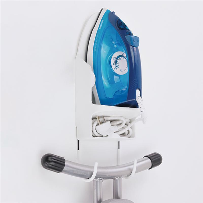 Iron Hanger Wall Iron Bracket Wall Mount Ironing Storage Rack Ironing Board Hanger Iron Storage Rack Home Storage Holder