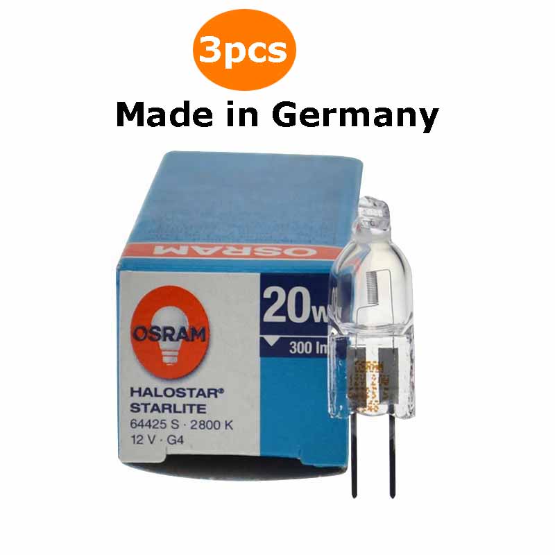 Osram Halogenlampen 64425 12 v20w Mikroskop Allgemein beleuchtung, 12 v20w g4 s Wolfram Halogenlampe: 100W