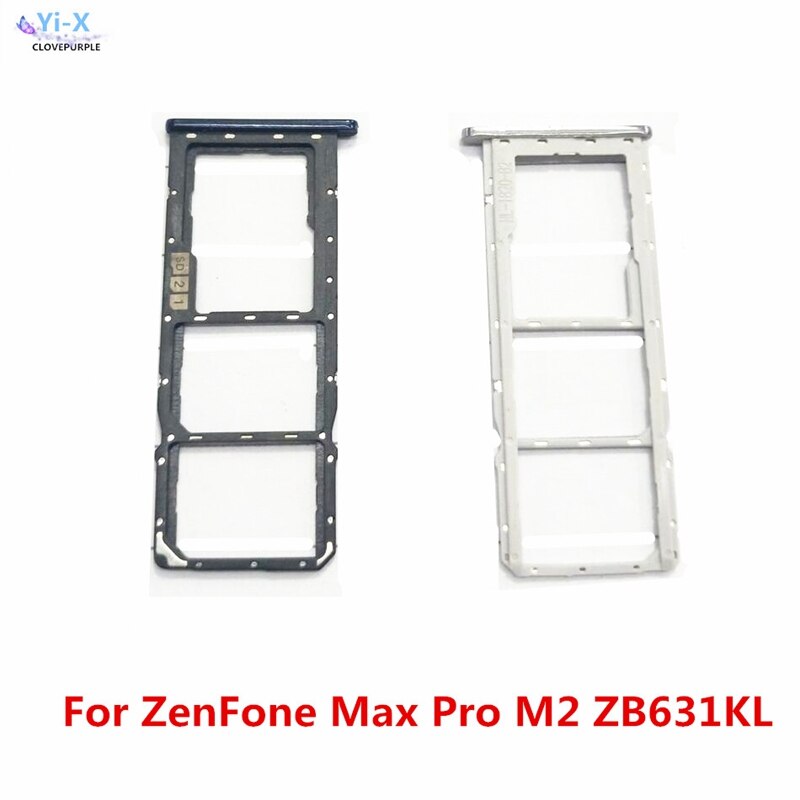 Micro SIM Vassoio di Carta Del Supporto Slot SIM Slot Per Asus ZenFone Max Pro M2 ZB631KL