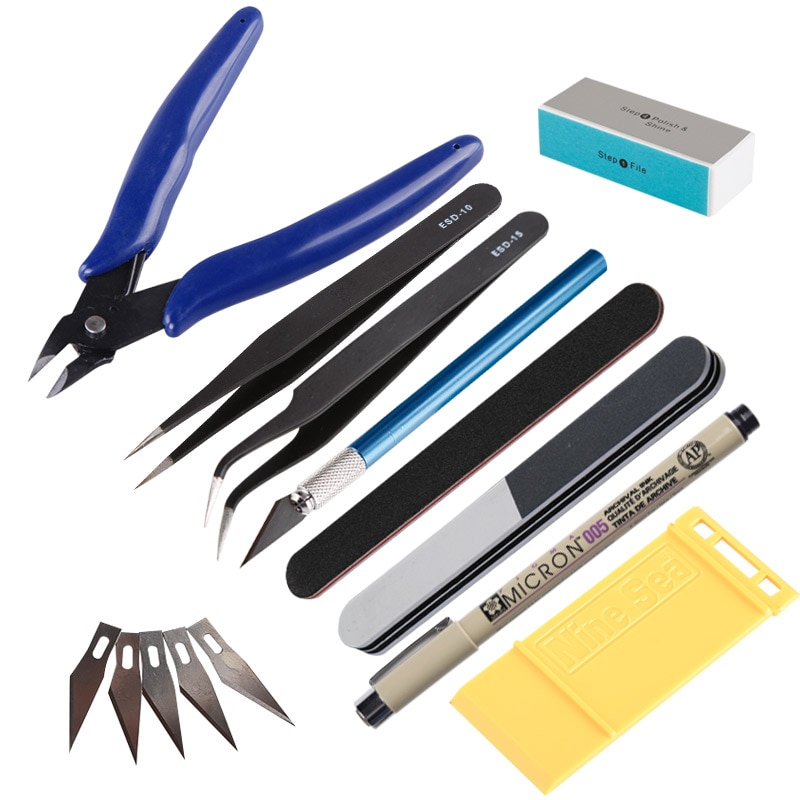 Assembly Basic Tools Set For Gundam Diorama Wargame Ho Scale Train Railway Miniature Model Building Kits Hobby Accessory