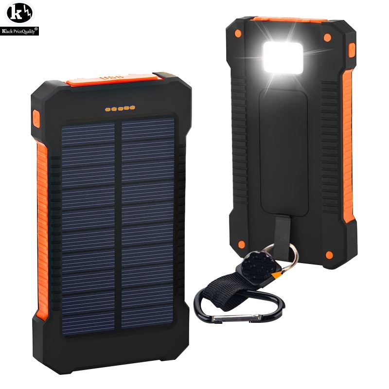 Batería Externa de energía SOLAR, Powerbank Premium, Carga Extra, Mejor batería portátil de Mercado