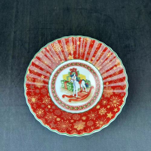 Niemiecka zastawa stołowa Weibao świąteczna zastawa stołowa zabawka radość kubek wielokąt miska Zachodni kuchnia jako sposób gotowania filiżanka robić kawy i sałatki przekąnarty: zielone światło