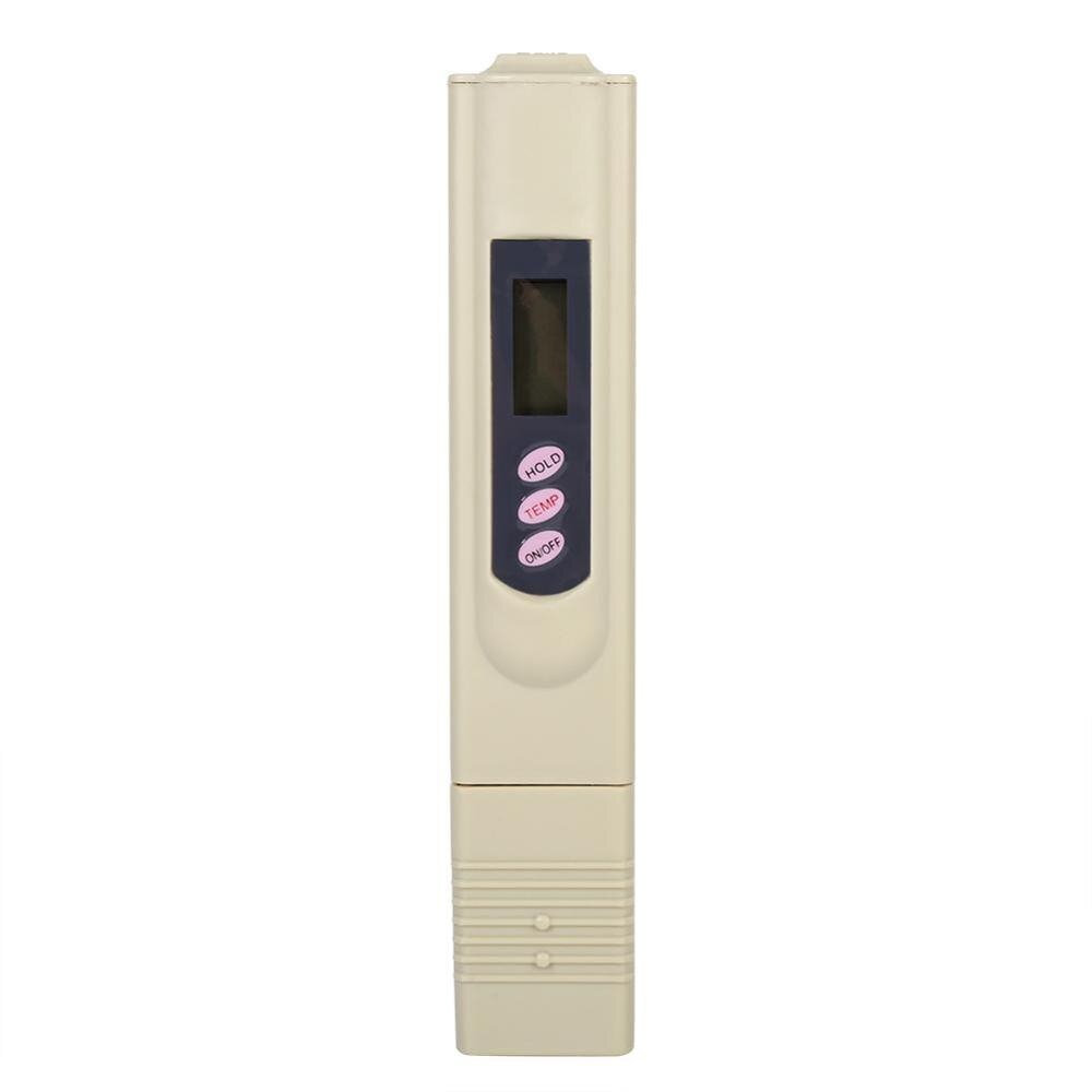 Digital Total Dissolved Solids Meter Or PH Meter Electrolyzer Iron Bars Water Temperature Tester Pen: Grey