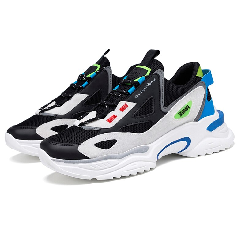 hombres zapatos papá zapatos de running transpirables y ligero zapatillas de deporte otoño deportes nuevos zapatos pasarela zapatos 39-44
