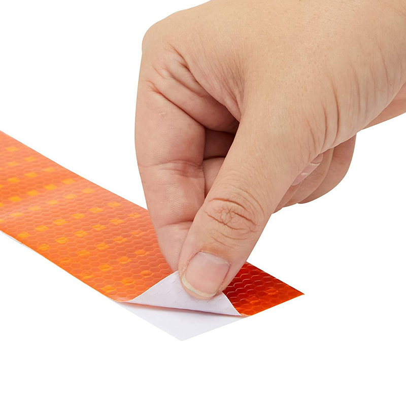 Reflecterende waarschuwingstape motorfiets veiligheidswaarschuwingstape rasterreflector reflecterende sticker accessoires auto styling sticker