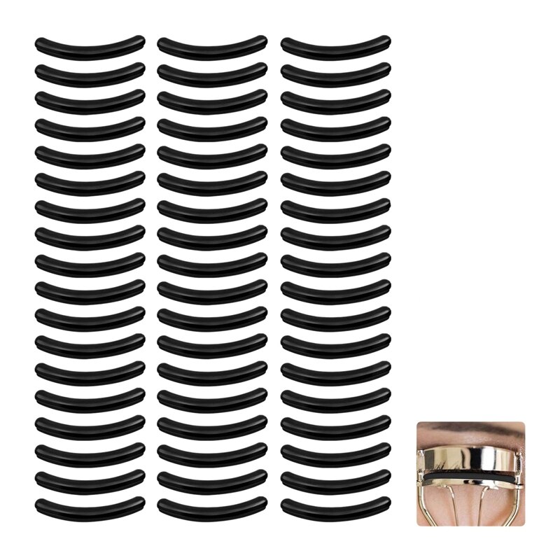 48 Stck Curler Minen Wimpern Curler Ersatz Nachfüllung Pads Curler Nachfüllung Pads Gummi Ersatz Pads für Universal- Wimpern Cu: Ursprünglich Titel