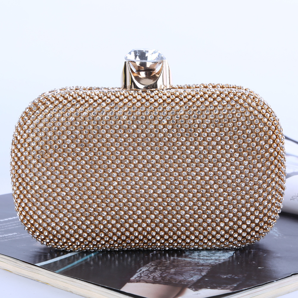 Leder Luxus Kupplung Tasche Für Frauen Hochzeit Braut Schulter Beutel Elegante Partei Bankett Geldbörse Damen Kupplungen: gold