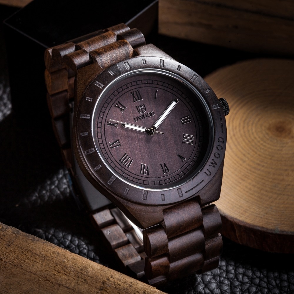 casual horloge natuurlijke zeldzame houten horloge met mannen temperament horloge natuur charm horloge