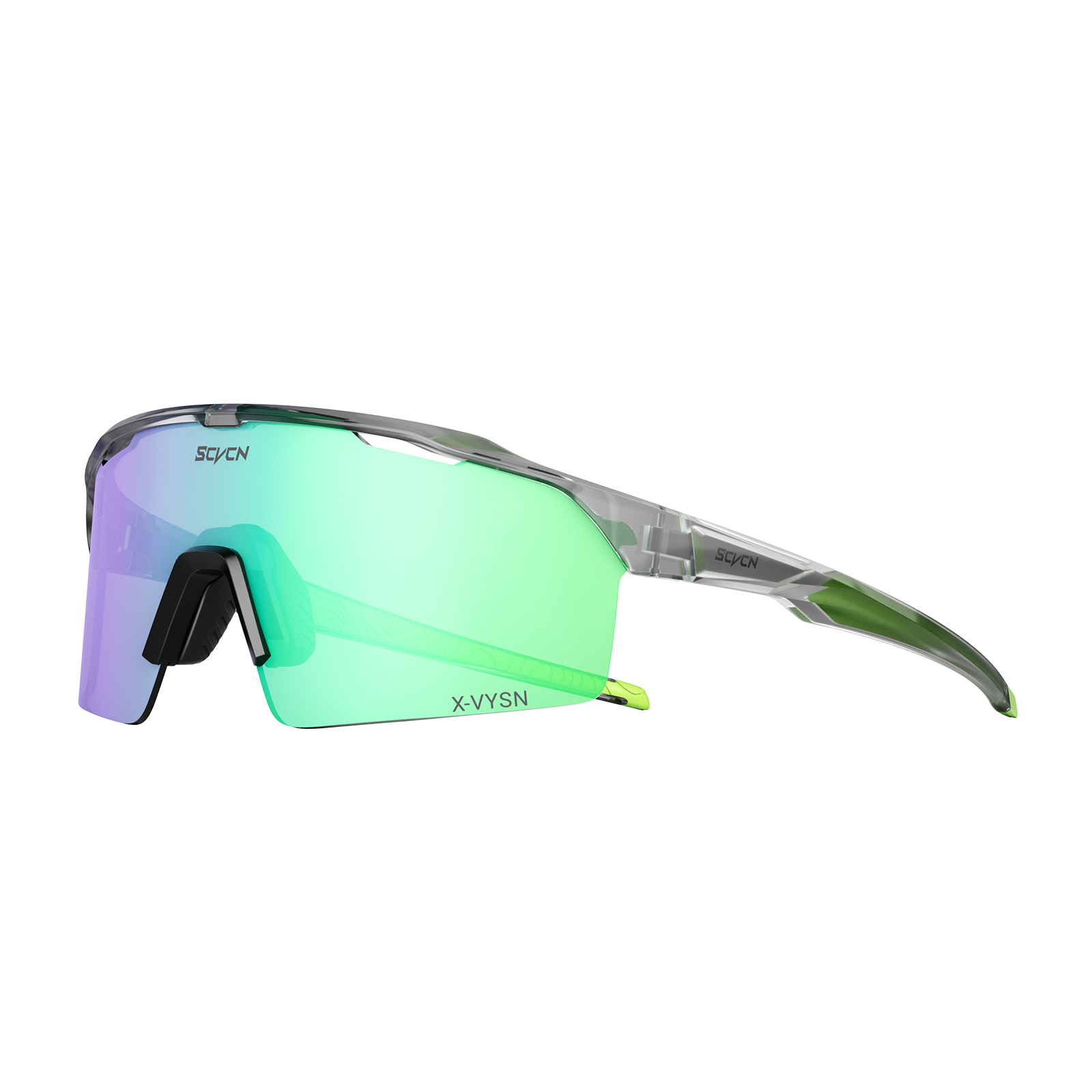 Scvcn sykkelbriller menn kvinner  uv400 solbriller mountainbike sykling ridebriller utendørs sport kjøringe løping fotturer solbriller: Rosa