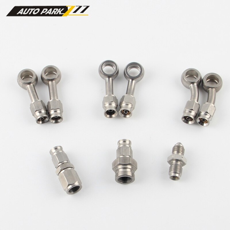 car motorcycle Motor Bike hydraulic PTFE brake hose stainless steel swivel banjo fitting turbo oil line Fitting AN3