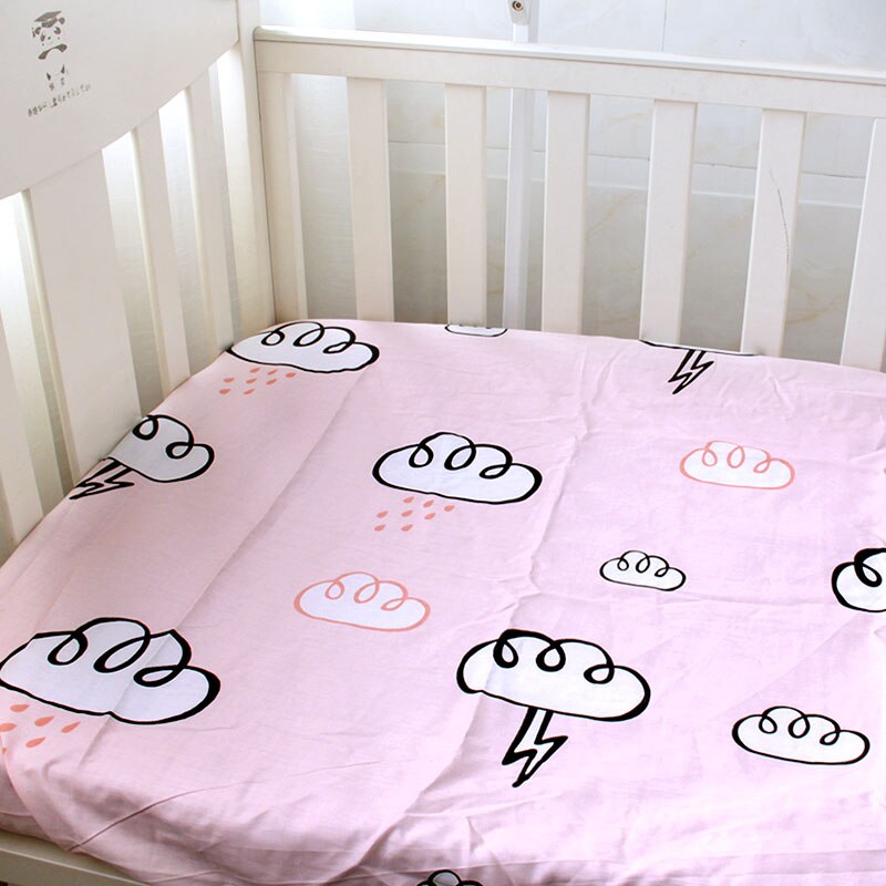 Fisch Muster Baby Ausgestattet Blatt Elastische Baby Cot Matratze Abdeckung Anti Staub Kid Bettdecke Baumwolle Bettwäsche Protector Für Jungen mädchen: fenyun