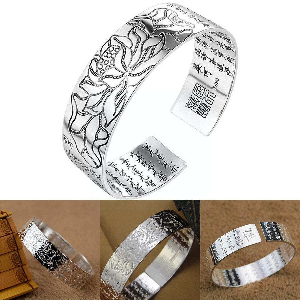 Vintage Mode Bloem Armband Religieuze Sieraden Voor Vrouwen Dames Bangles Charm Sieraden Verstelbare H6Z5