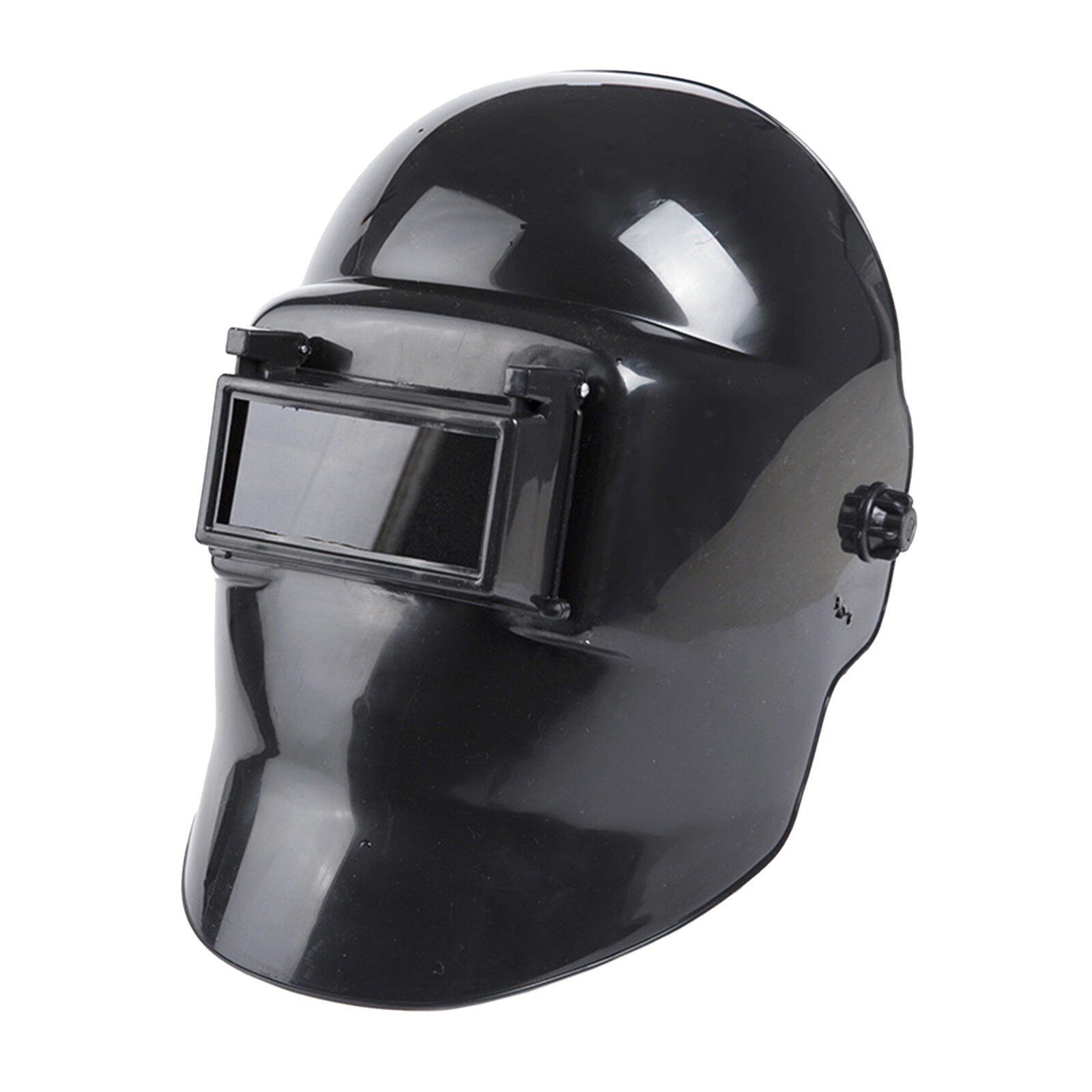 Casque de soudage protecteur anti-étincelles, cagoule de protection, pare-soleil monté sur la tête, lunettes d&#39;ombre, meulage électrique noir