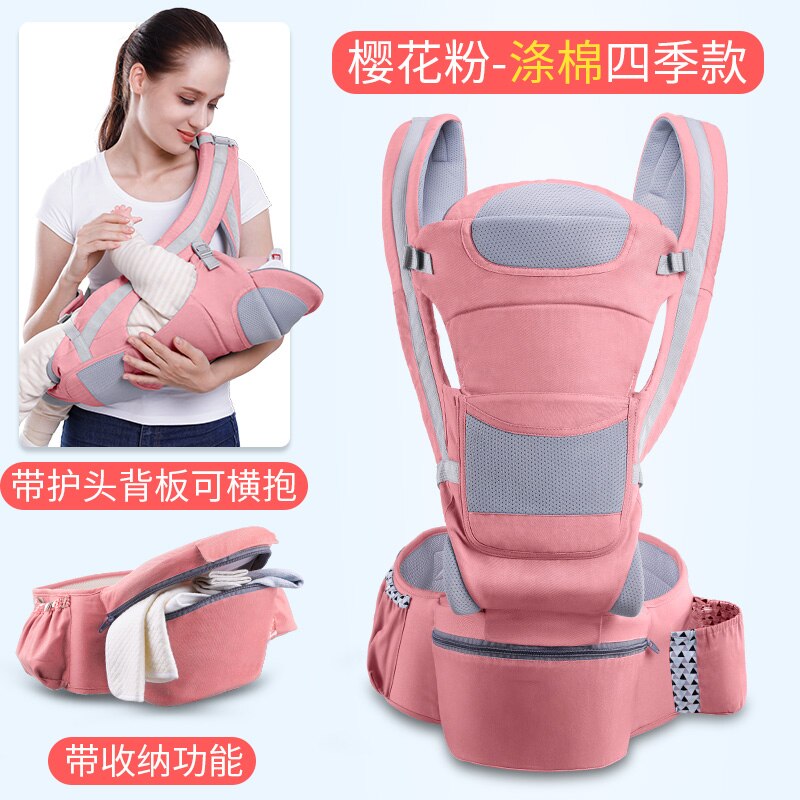 Ademende heupkruk rugzak draagzak draagdoek schouder accessoires draagzak ergonomische baby porteo baby babytas  bw50by