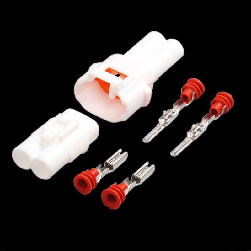 100 ensembles kit Sumitomo MT090 2 broches façon mâle femelle blanc étanche auto connecteur moto plug 6187-2171 6180-2181
