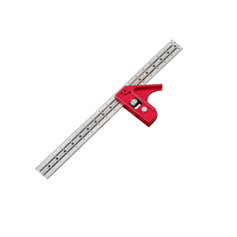 1pc Adjustable Sliding Woodworking Caliper Multifunction T-type Hole Ruler Scribing Marking Line Gauge Measuring Tool: triangle 45cm