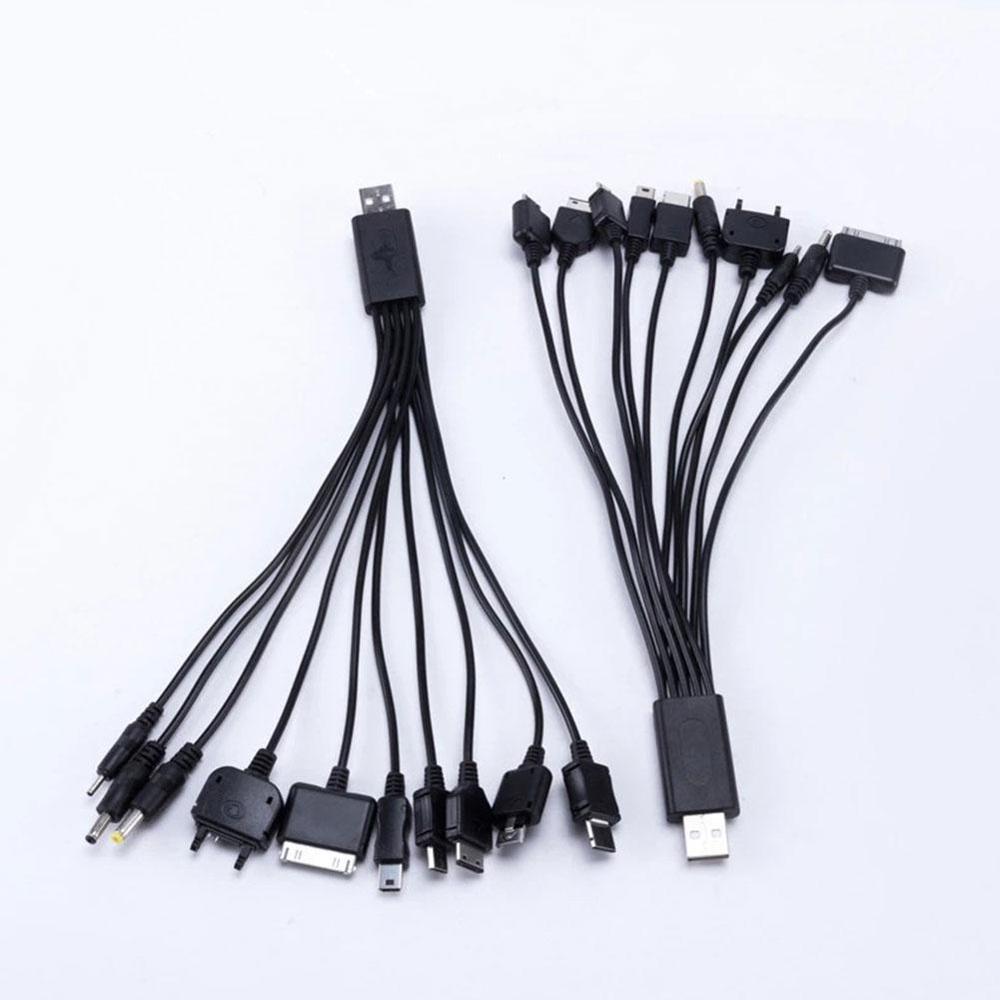 Universal USB Charger Cable Multi Model 10 In 1 Cell Phone Charge Lightweight for Phone Computer Ipad