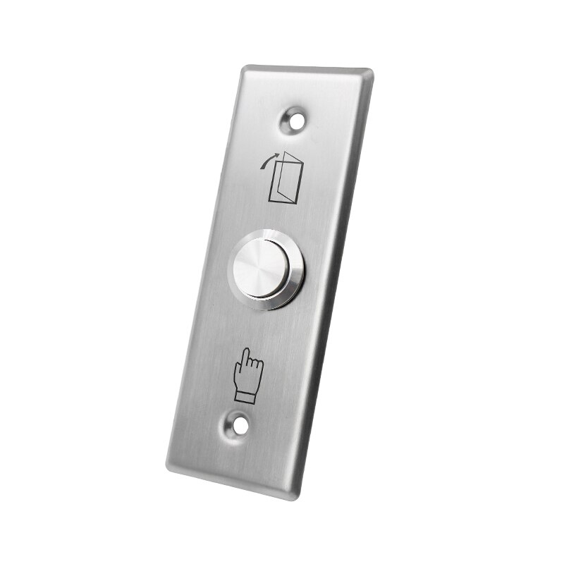 Stainless Steel Waterproof Exit Button NO/NC/COM Door System Push Exit Release Button Switch For Access Control Backlight Button