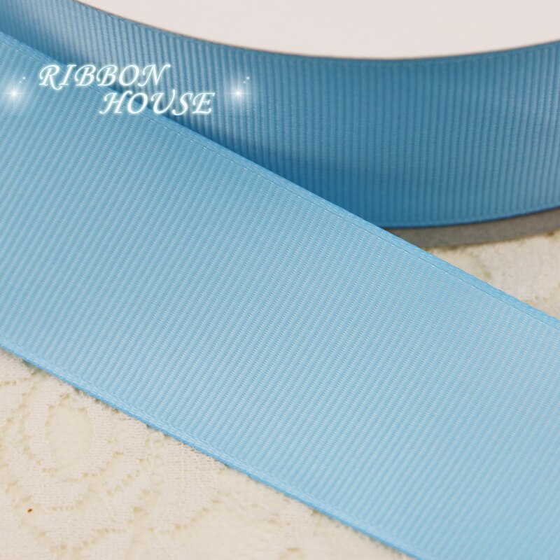 (10 meters/lot) 40mm Sky Blue Grosgrain Ribbon wrap Christmas decoration ribbons