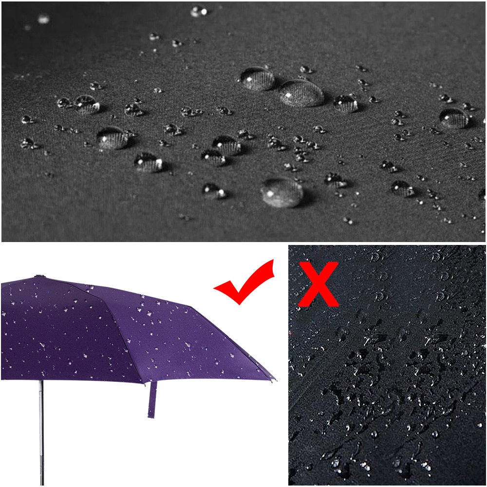 10 Bones Wind Resistant Automatic Umbrella Women Men Black Coating Rain Parasol Compact Large Foldable Umbrella Travel Business
