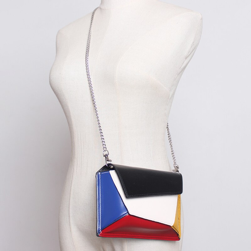 [eam] bauchtasche aus pu-leder mit einsätzen, damen-charakter, lässig, vielseitig kombinierbar, crossbody, frühling/sommer, Trend 18 a 5852