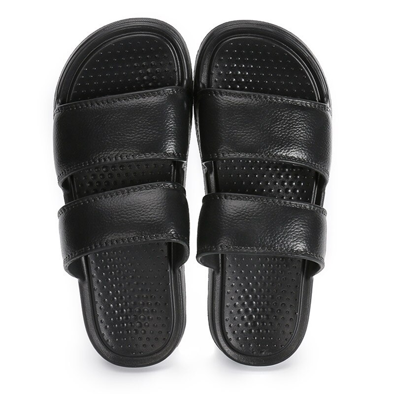 Kvinder sommer hjemmesko blød sål luksus designere dame slides platform strand sandaler sorte mænd sko klipklapper: Sort / 36