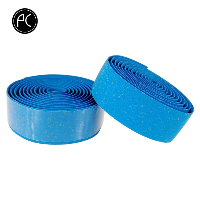PCycling-Cinta para manillar de bicicleta, estilo de virutas de madera, equipo fijo para bicicleta de montaña o carretera, cinta clásica Retro para manillar, envoltura de 2 barras: LIGHT BLUE