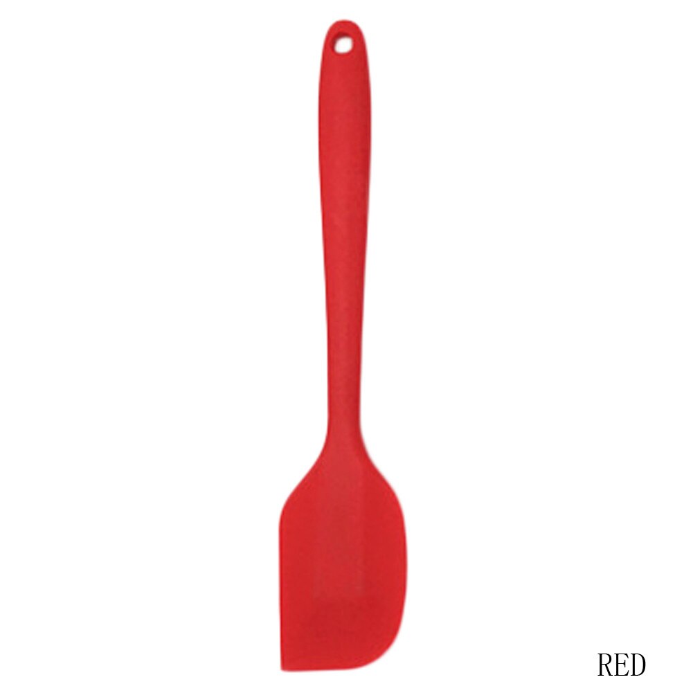 1pcs Baking Tools For Cakes Silicone Spatula Spoon LFGB Cookie Spatulas Pastry Scraper Mixer Buttter Ice Cream Scoop: RD