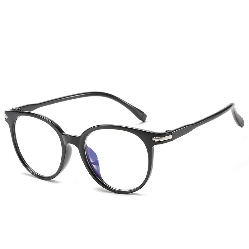 Lunettes de lumière bleue cadre PC & lentille en résine Anti lumière bleue bloquant les lunettes de soleil de rayonnement unisexe tendance lentilles claires lunettes d'ordinateur: 1