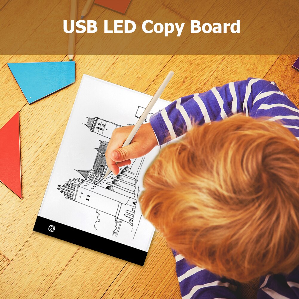 Drawing Board Pad Tracing Light Tablet Blank Ultra Thin A3 LED Tracing Pad USB Power 6 Brightness Levels Light Box for A