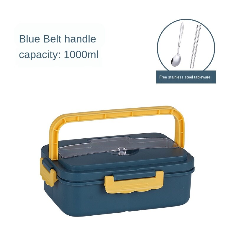 Gezonde lunchbox van tarwestro, bentoboxen, magnetronservies, voedselcontainer, keukenvoedseldoos: 02