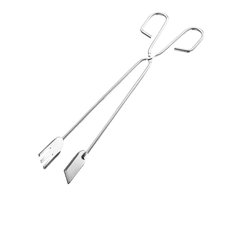Outils de Barbecue pratiques acier inoxydable ciseaux Type pince à nourriture grillée accessoires pour Barbecue pinces portables Gadget d'extérieur