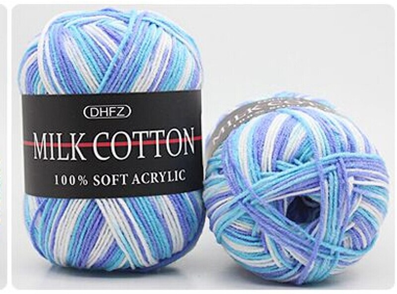 23 Colours 50g Mixed Job Lot DK Knitting Crochet Milk Soft Baby Cotton Wool Yarn for weaving Sweater Hat Scarf for Hand Knitting: 14