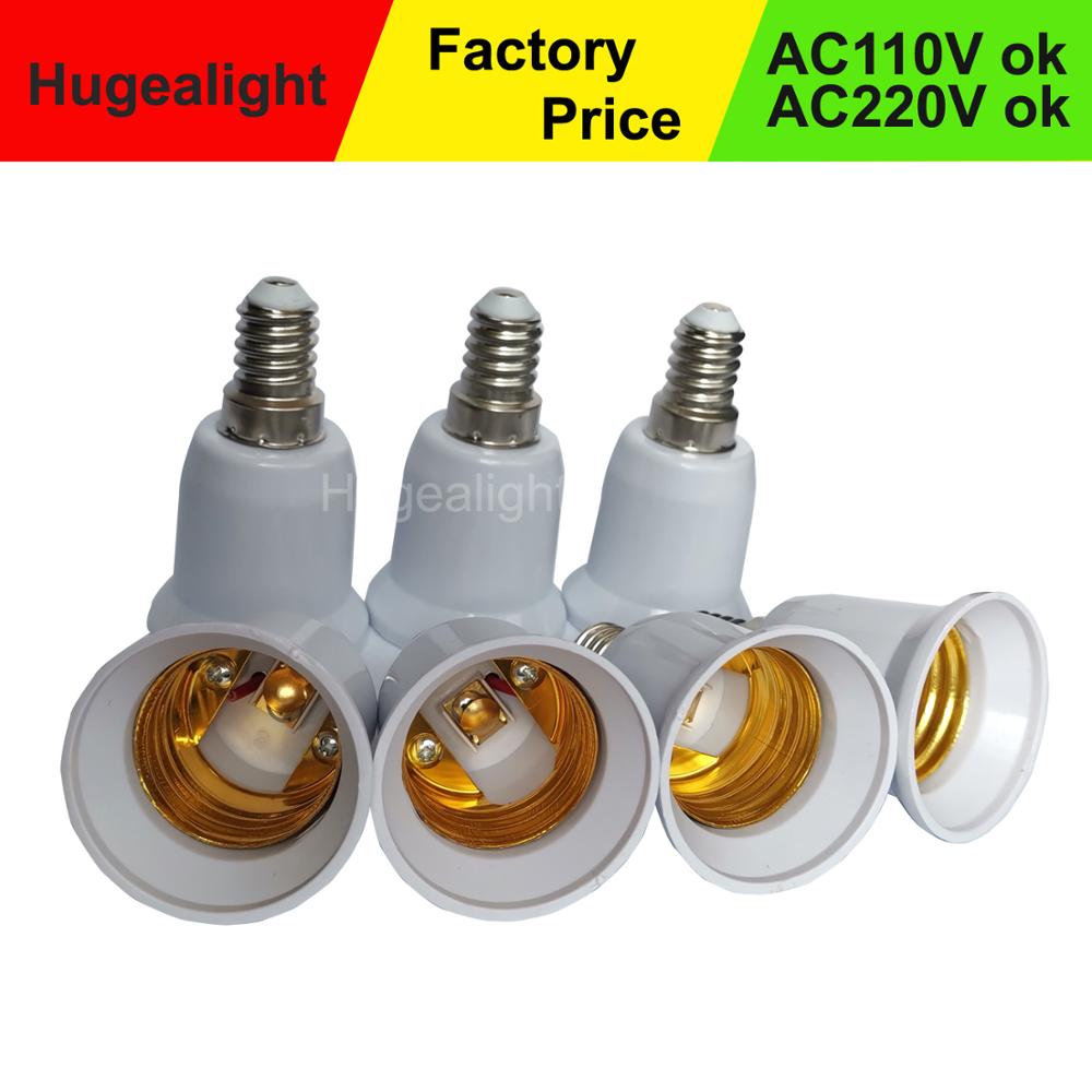 E14 to e27 adapter omvandlingssockel brandsäker plast omvandlarmaterial sockel glödlampa adapter lamphållare