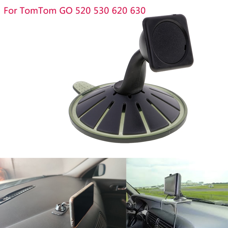 1 x Zuignap Auto Mount GPS Houder Zuignap Ondersteuning voor TomTom GO 520 530 620 630 Zwart