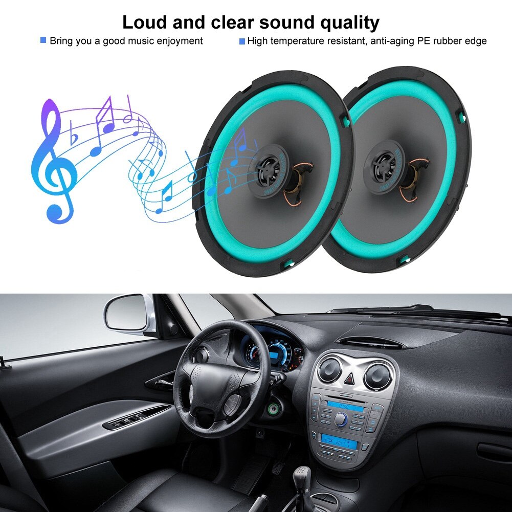 1pc 160W Speaker Car Tweeter Super Power Loud Speaker Rubber Magnet Vehicle Door Music Audio Speakers Accesorios Automovil​