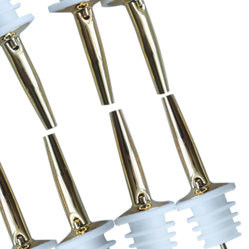 Shenhong måke 10 stykker rustfritt stål fri flyt vin helvete klassiske flaske skjenkere konisk oljetut brennevin propp