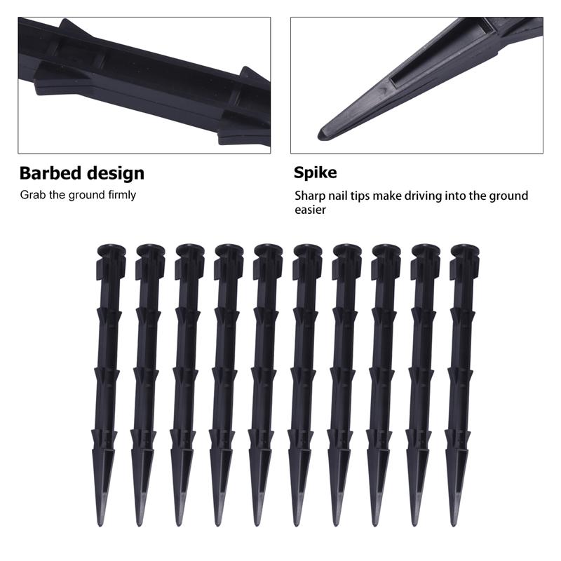 10 stuks tentnagels, pin, nieuw, gemakkelijk, duurzaam, luifel, vaste haringen, kampeertentharingen, tentaccessoire voor kamperen, tuin, buiten