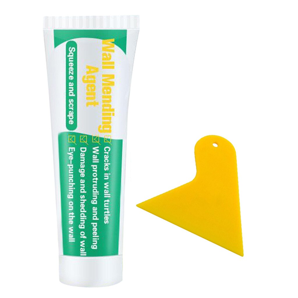 Wall Mending Agent Wall Repair Cream Wall Crack Nail Repair Agent With scraper Repair Quick-drying Patch Restore Original#T2