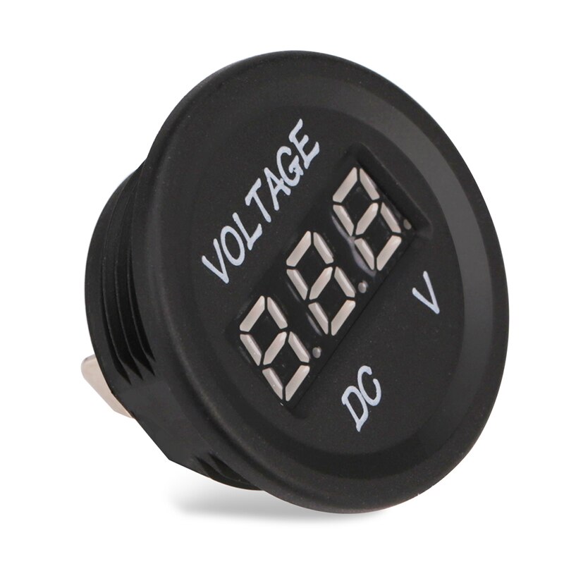 Waterproof Motorcycle Voltmeter Gauge DC 12V 24V Digital Car Volt Meter 12v For Motorbike