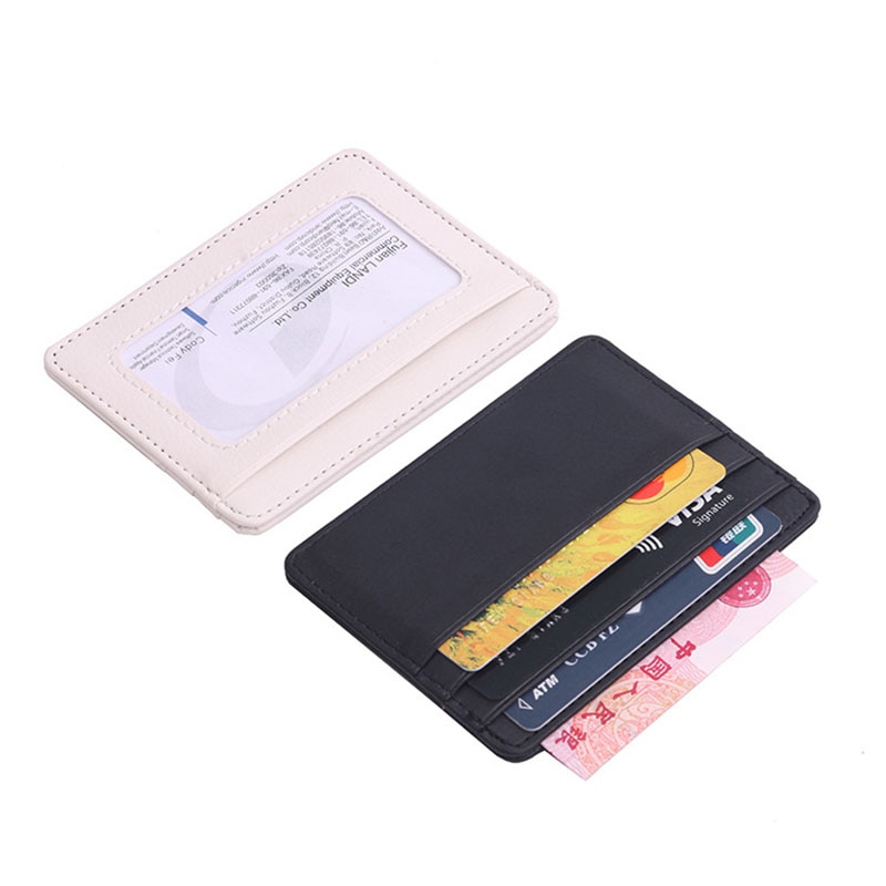 KUDIAN BEAR Leather Slim Men Credit Card Holder Brand Card Organizer Male Wallets Purses Tarjetero Hombre BIH062 PM49