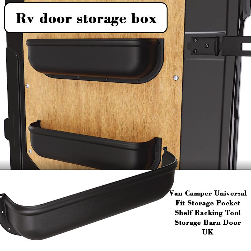 Caravan Camper Van RV Storage Black/White Boxes For Tool Storage Van Racking Ratchet Strap Universal Automotive Car Accessories