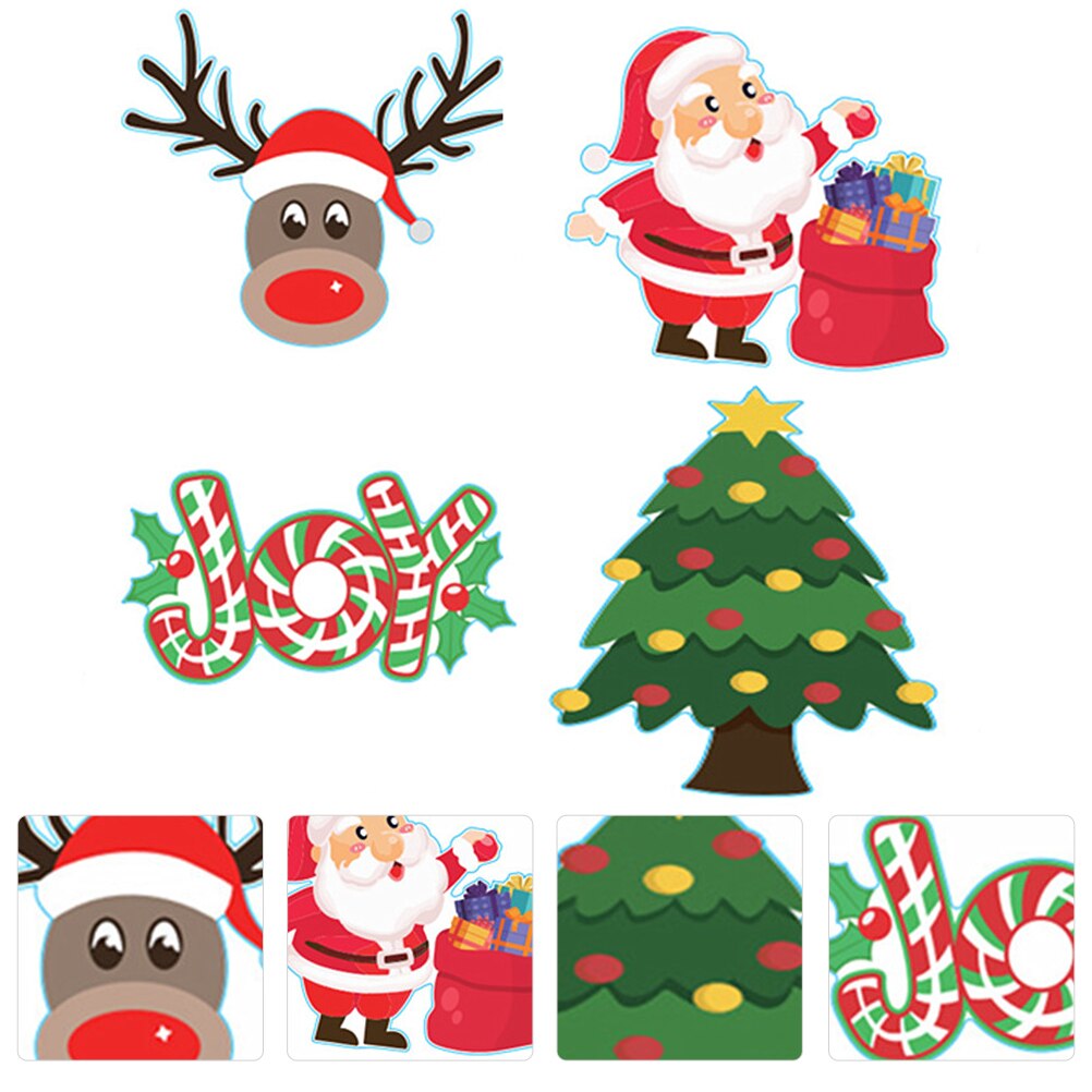 4 Pcs Christmas Lawn Sign Outdoor Yard Sign Christmas Outdoor Signs Yard Sign Xmas Tree Yard Sign for Garden Decoration Yard